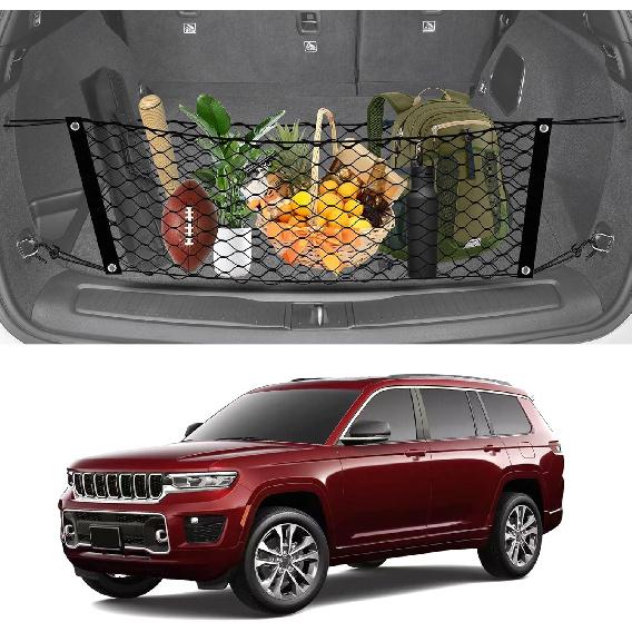 Trunk Mesh Cargo Net for -2024 Cherokee, Envelope Style Cargo Net Accessorie