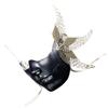 Halloween Mask with Wing Half Face Mask Mechanical Mask For Women Men Halloween Masquerade Halloween Cosplay Accessories