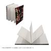 Goshuin stamp 16 x Chirimen silk accordion 24 48 pages Cherry Blossom Japanese-style book, 10.9 cm, crepe, style, folds, (Dancing Black)