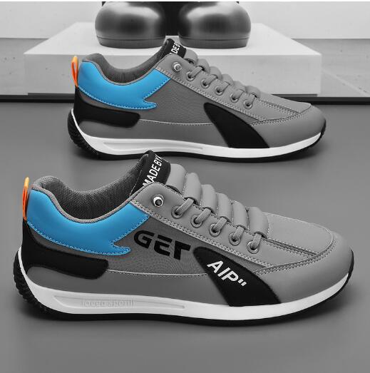 Sports shoes men spring autumn new  trade men's sneakers shoes lace-up running shoes fashion M1166