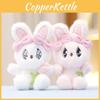 Cute Rabbit Keychain Cartoon Girl Backpack Decorative Pendant Plush Doll Gift