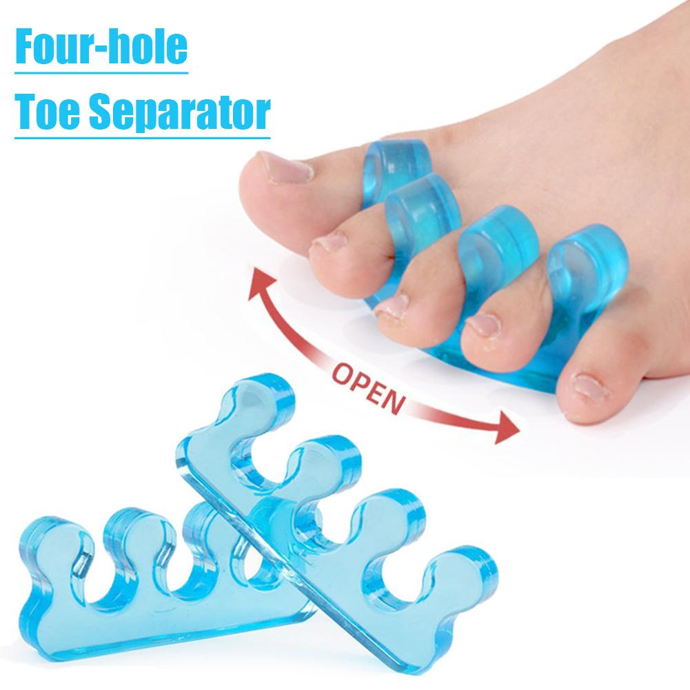 Toenail Spacer for Pedicure Adjustable Ring Connection Design Soft Gel Skin Friendly Material Nail Polish Application Tool