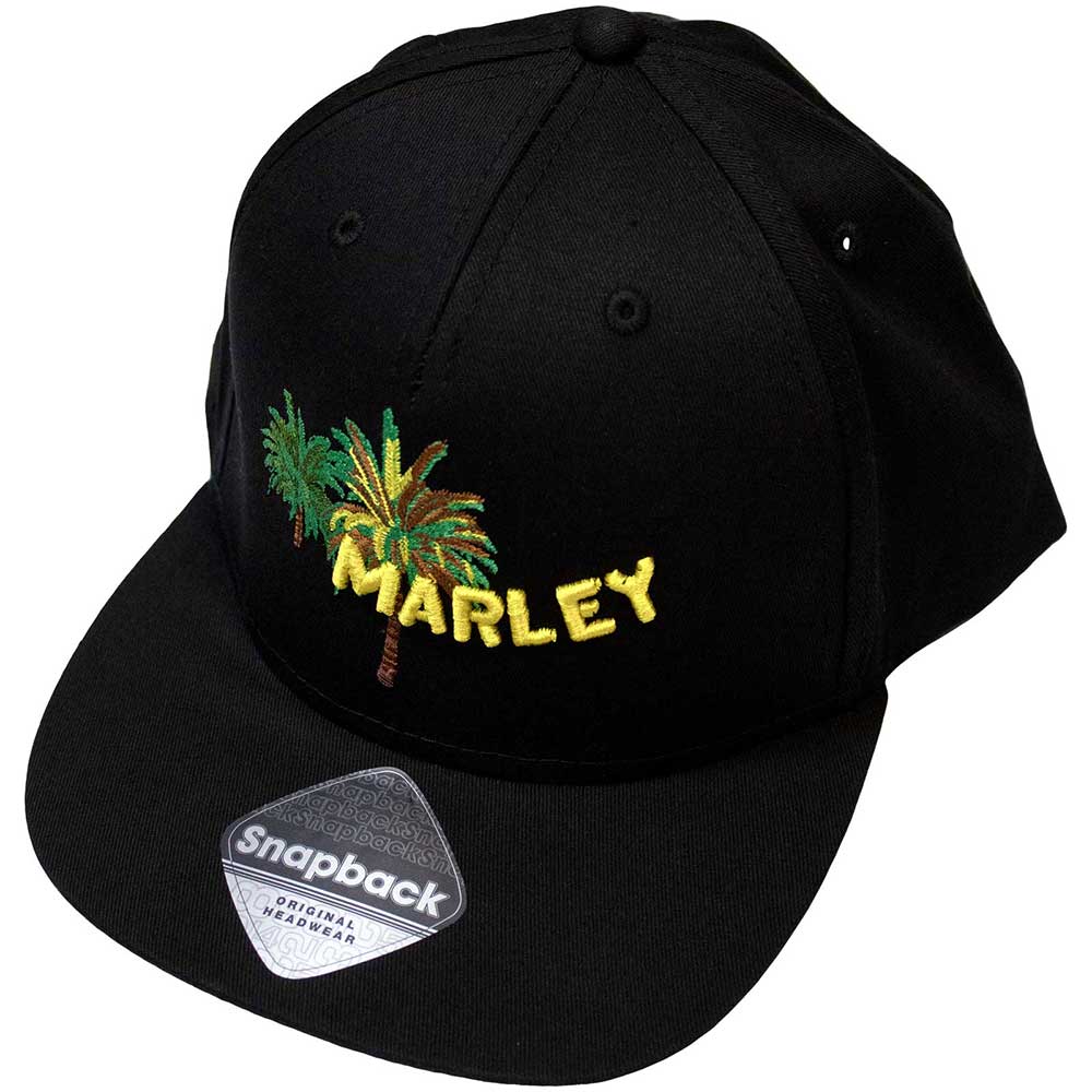 Bob Marley Unisex Adult Palm Tree Snapback Cap