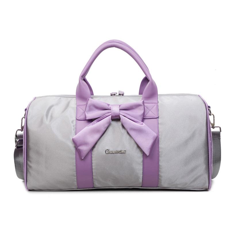 Fitness-Tasche Trainings-Tasche Yoga Damen-Sporttasche Schwimm-Tanz-Tasche Nass- und Trockentrennung Separates Schuhfach Diagonaler Span Reise-Tasche