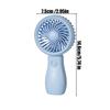 Mini Handheld Fan 3-Speed Strong Wind USB Rechargeable Long Lasting Portable Desk Fan For Students Office Outdoor Travel Camping