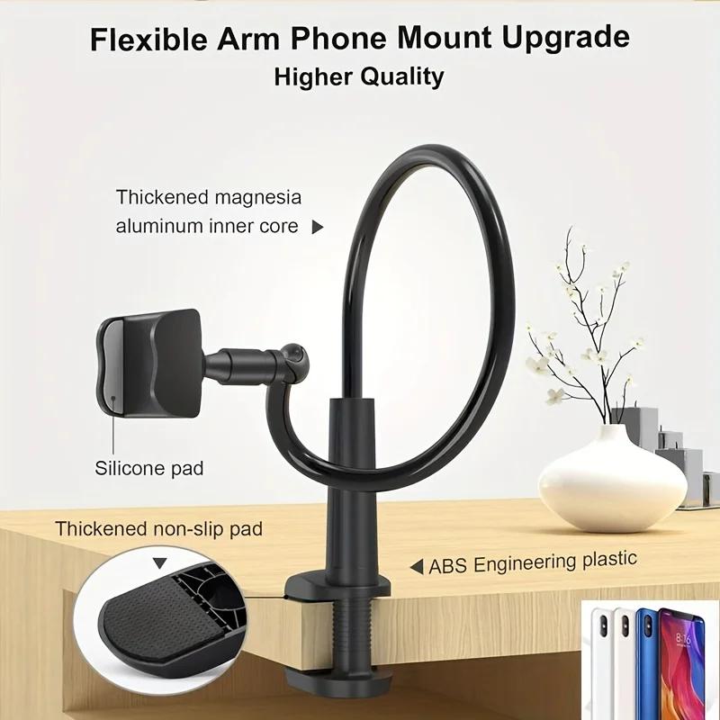 Multi Functional Mobile Phone Live Broadcast Support Folding Computer Lazy Tablet Desktop Bedside Clamp