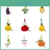 Delightful Fruit Plush Keychain Featuring Short Plush Apple Doll For Trendy Bags