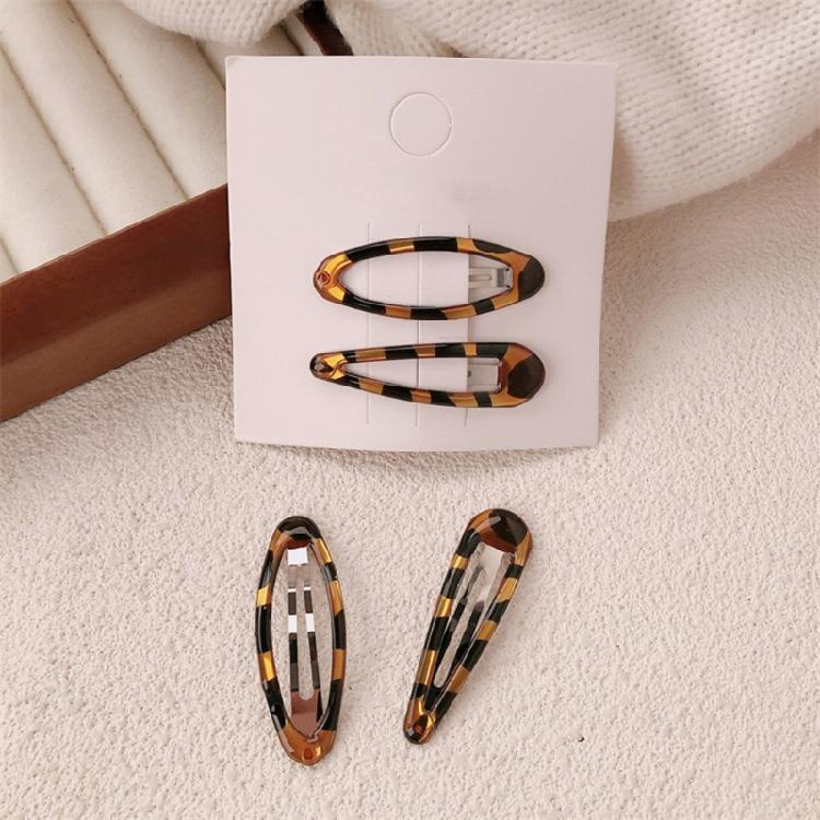 Federleichte metallische Tier Muster ovale Haarornamente Haarspangen Traditioneller koreanischer Stil Haarschmuck für Damen Mädchen