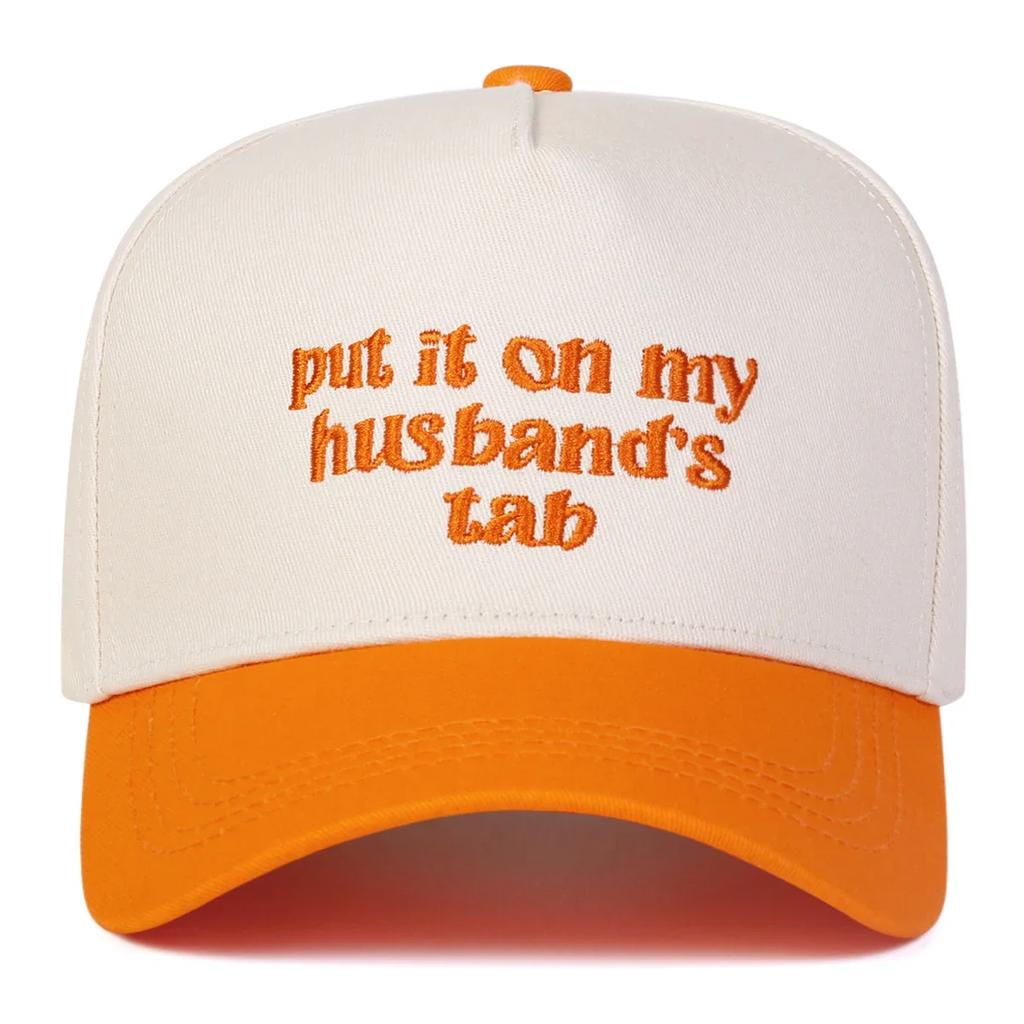 Baseball Stitching Embroidered Tab Husband'S My On It Put Neutral Gender Women Men For Caps Spring Autumn Outdoor Adjustable Casual Hats Dad Hat