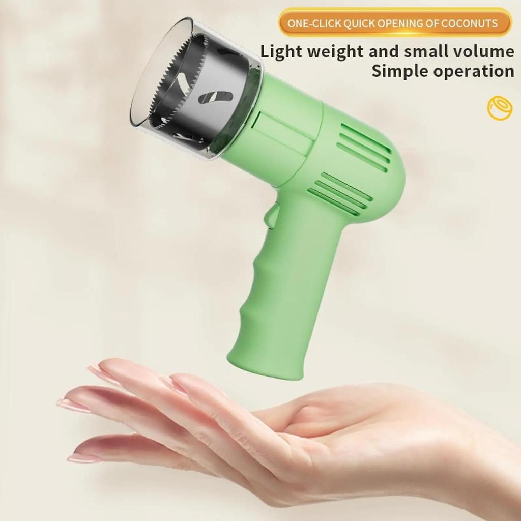 Nou Desfăcător Electric Portabil de Coajă de Nucă de Cocos Desfăcător Gură Nucă de Cocos Pumn Nucă de Cocos Coajă Tare Instrument de Deschis Capac Rapid