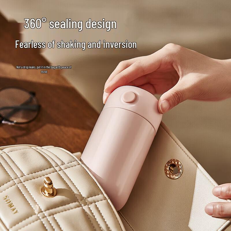 Wushengwu Mini 316L Stainless Steel Portable Tea Thermos
