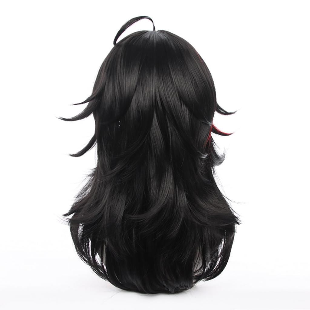 VoxAkuma Cosplay Wig, Heat-Resistant, Perfect for Cultural Festivals, School Festivals, Halloween, Christmas, and Photo Shoots. Includes Wig Net.