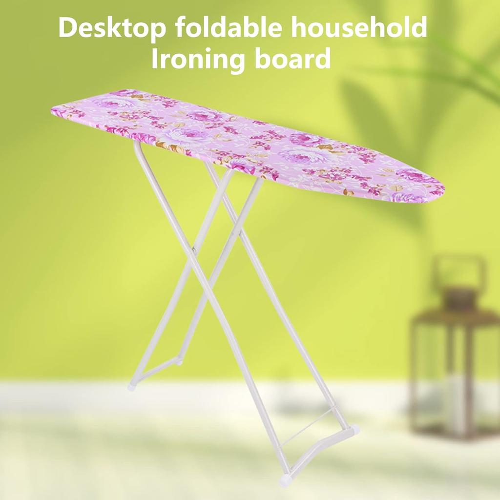 Ironing Board Extra-Wide Height Adjustable Smooth Edge Good Load-Bearing Non-Slip Wear Resistant Ironing Clothes Clothes Ironing Board with Heavy