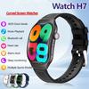 Bluetooth Call Smart Watch H7 for Men Women 2.01" HD Curved Screen Sports Watch Health Monitor Smartwatch