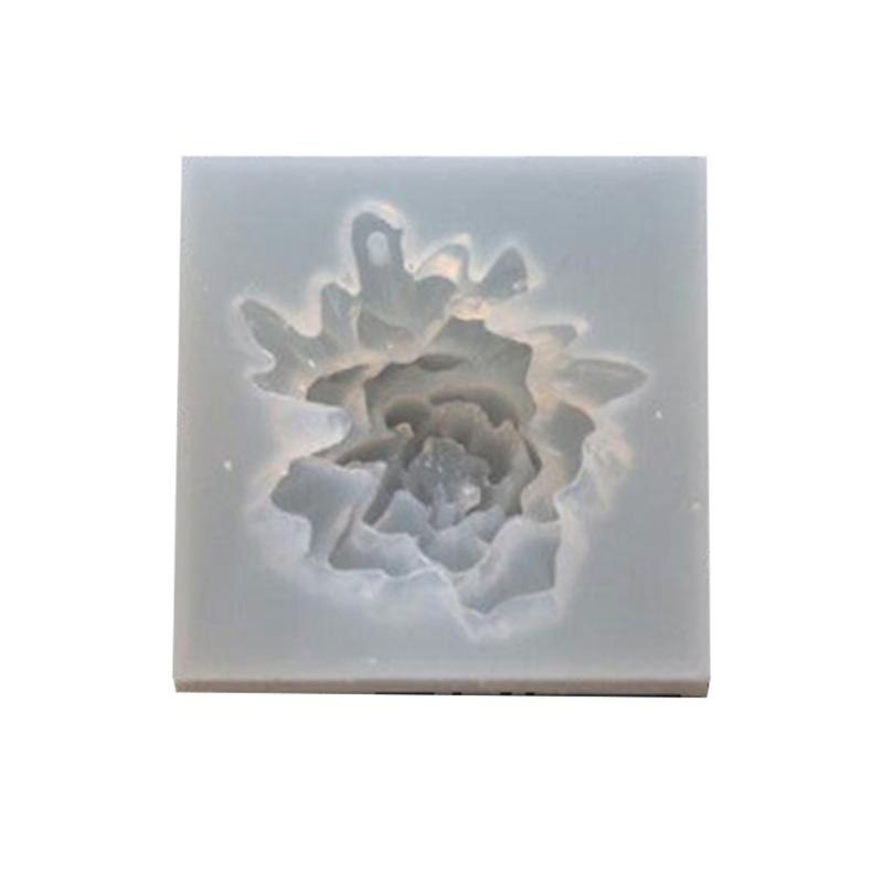 Soap Molds Candle Mould Epoxy Resin Moulds Crafts Moulds Flower Shaped Silicone Material Gift for DIY Hand-Making Lover