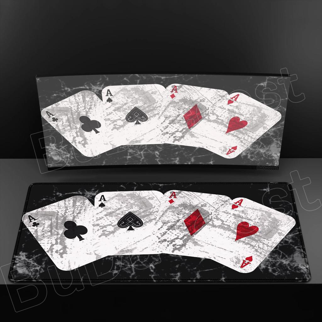 HD Druck Pokerkarten Mauspads Computer XXL Mauspads Tastatur Mauspads Gamer Rutschfeste Gummi Office Teppich Dwsk Matten Mauspads