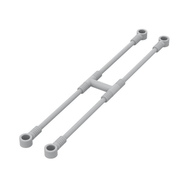 50g MOC 30191 Interlocking Building Block Parts - Stretcher Sling Special Edition Standard светло-серый