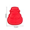 1 STÜCK Weihnachten Silikon Schokoladenformen Süßigkeiten Backformen Handgemachte Schneeflocke Schneemann Weihnachtsbaum Lebkuchenmann Weihnachtsmann Form