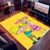 1pc Hey Arnold Print Area Rug - Soft,Washable Non-Slip Indoor Mat for Office Chairs,Living Room,Home Office Decorative Rug