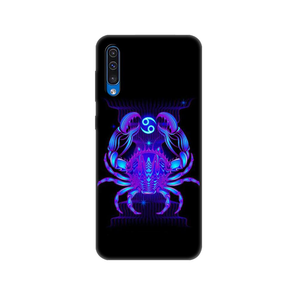 Schwarze TPU-Hülle für Samsung Galaxy A50 50S A30S A10 A01 A11 A21S A31 A41 A51 A71 M21 M30S S10 LITE Cover Sternzeichen