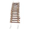 Pet Climbing Ladder Teeth Grinding Environmental Durable Flexible Wooden Ladder Bridge for Parrot Chinchilla