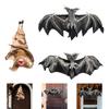 Halloween Hanging Bat Realistic Scary Scene Props Flying Bat Spooky Halloween Decoration for Wall Balcony Garden Window Outdoor