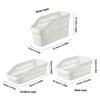 1pcs/kitchen Rack Storage Basket Household Under the Sink Cabinet Good Things with Wheels Narrow Storage Box Rattan Bag Gym Safe