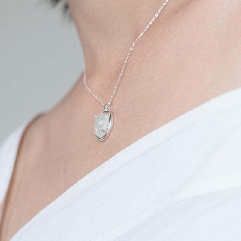 Eveningbell [silver925] Moonstone Necklace