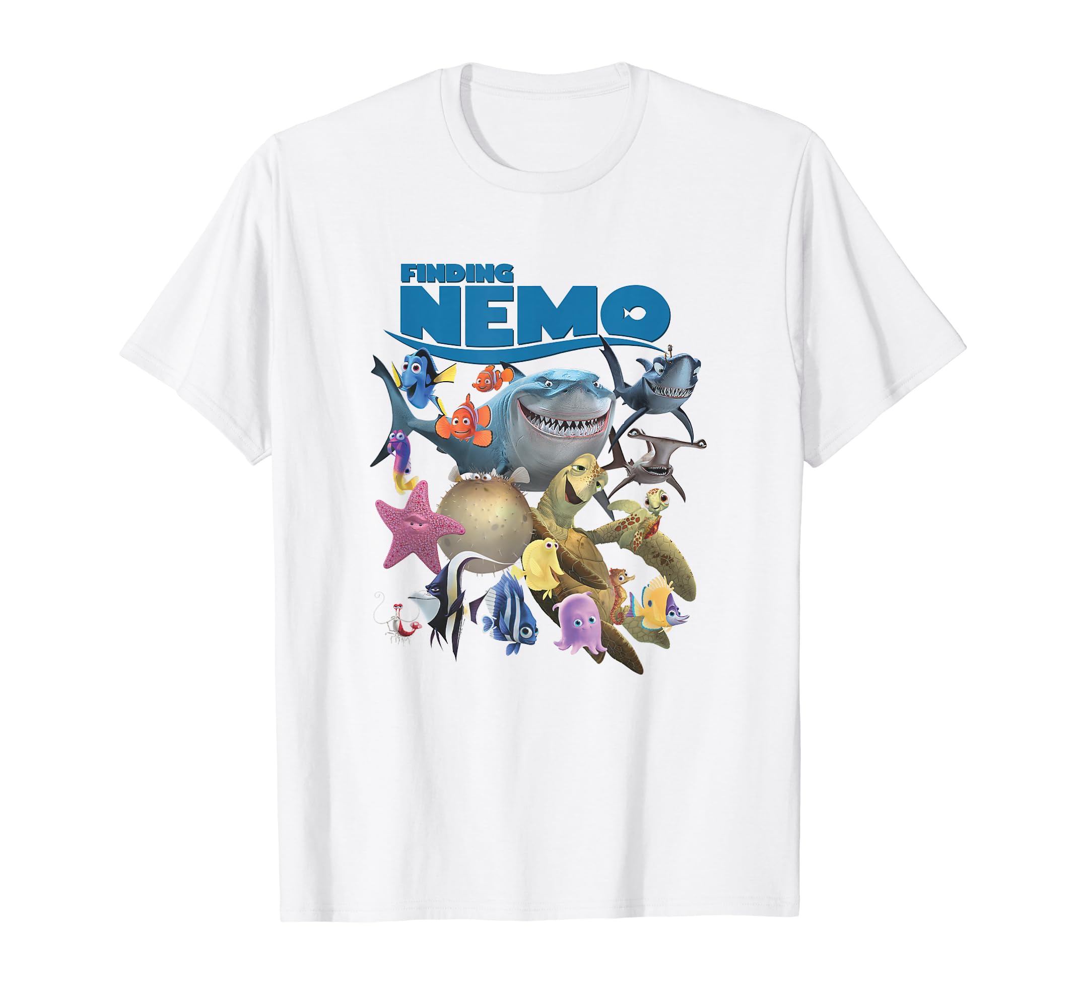 

Disney Pixar Finding Nemo Iconic Characters Group Shot Logo T-Shirt