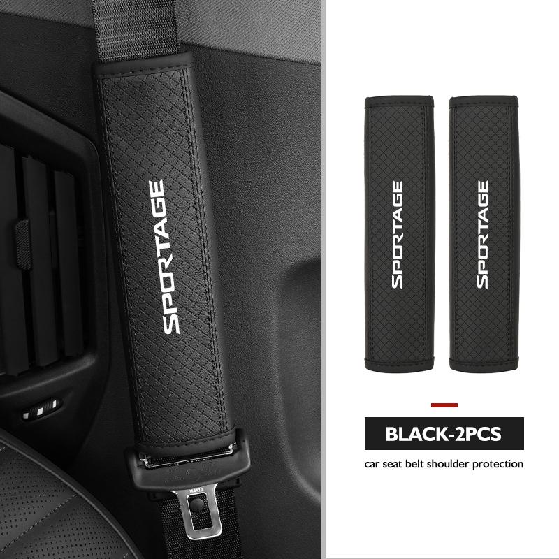 ASP1  Car Seat Belt Cushion Safety Belt Shoulder Protector Pad For KIA Sportage Rio Ceed Niro Soul Stonic Proceed Sorento