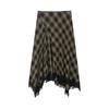 European and American Style, New Women's Clothing, Foreign Limited Edition Plaid Lace Skirt 9775/953/703