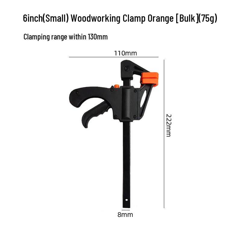 Cross 4/6/12/18-inch Woodworking F-Clamp Quick Wood Board Fixing Tool