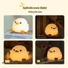 Duck Toaster Night Light – Cute Rechargeable Bedside Lamp for Emotional Ambience