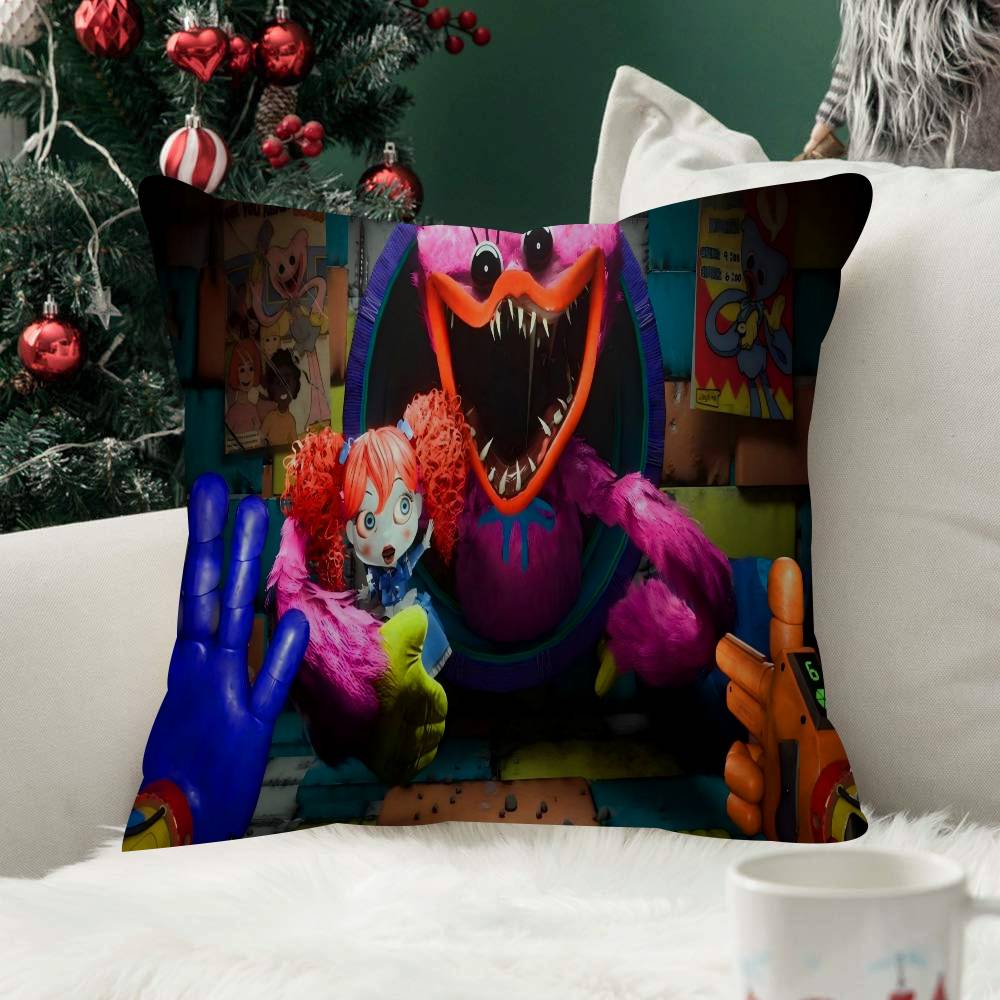 Video Game Funny PPoppy Playtimes Decor Room Aesthetics Pillow Case Home Bedroom Sofa Bed Couch Pillow Cover x Fashion