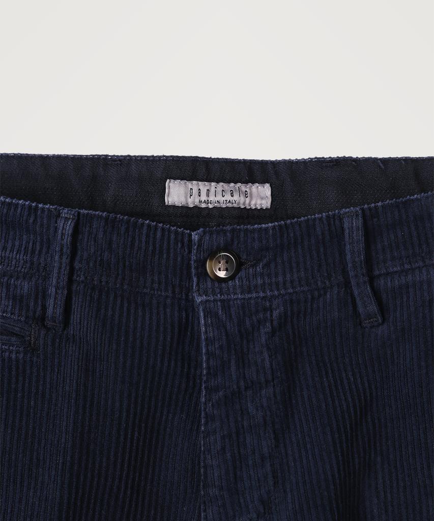 PANICALE Corduroy 5-Pocket Pants [Navy]