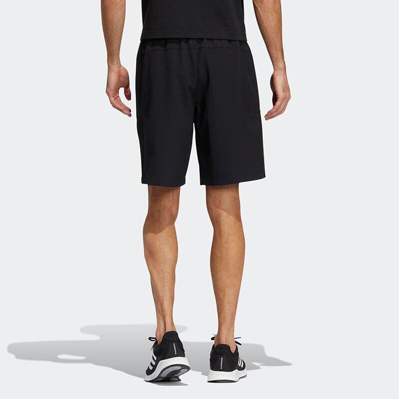 Adidas Fi Lib Wvsh Solid Color Micro Logo Sports Casual Woven Shorts Men Shorts Black HE7405