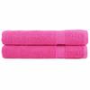 Premium Towels SOLUND 2 pcs Pink 100 x 200 cm 600 g m²
