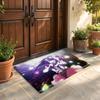 Floor Mat Soft Flannel Rug Non Slip Absorbent Mat for Bathroom Bedroom Home Decor H Hoshino Ai