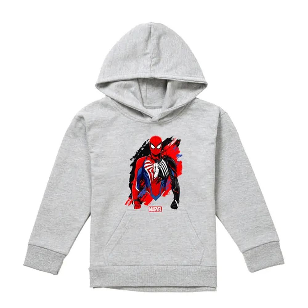 Spider-Man Childrens/Kids Symbiote Heather Pull Over Hoodie