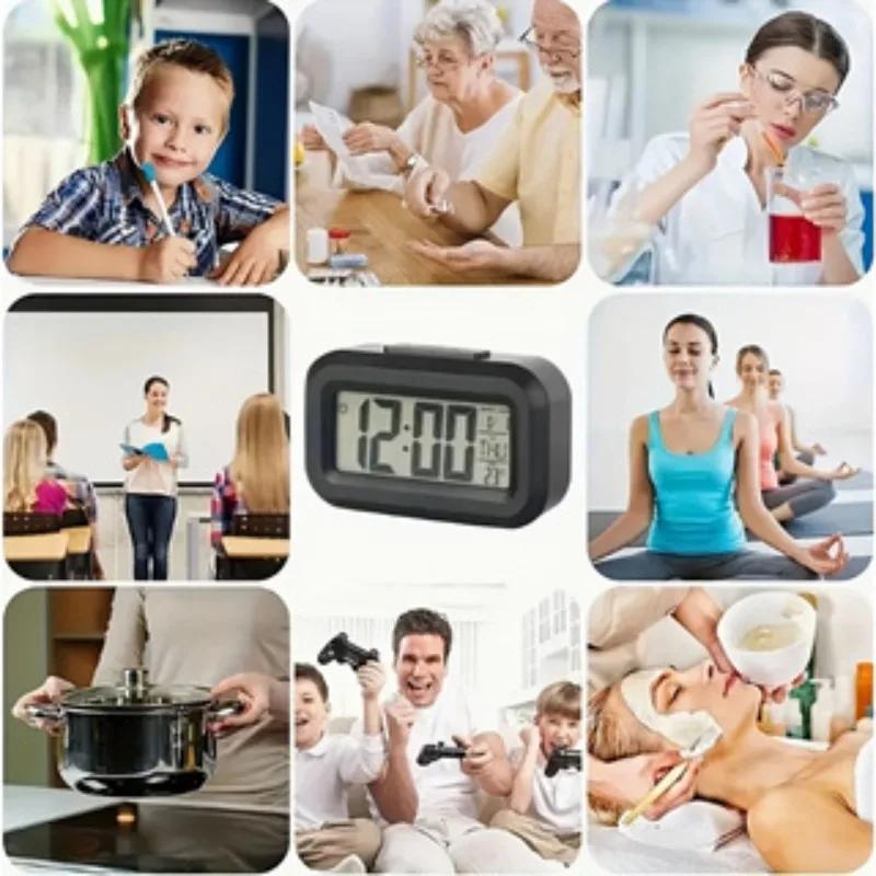 Digital Alarm Clocks - Sleep Aid & Time Management Tool for Home, Office, Students (Ideal Gift for Family/Friends)