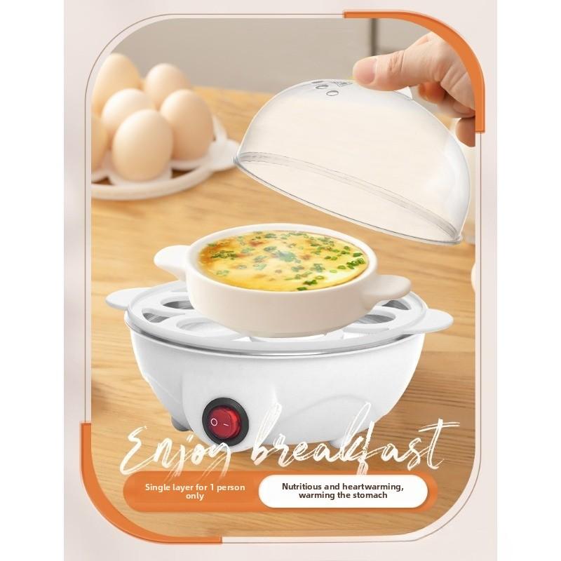 Egg Boiler Mini Multifunctional Egg Steamer Stainless Steel Household Double-layer Egg Boiler Breakfast Machine Small Appliances