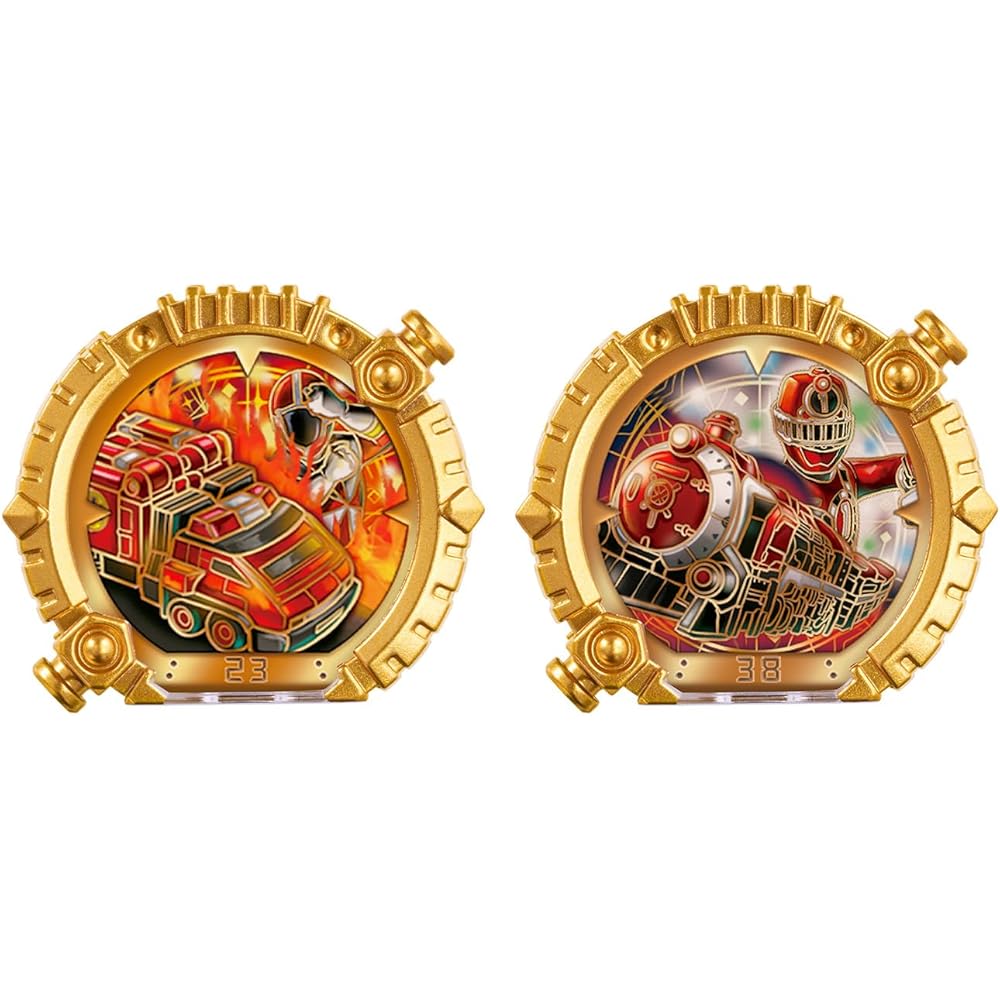 

Bandai Number One Sentai GoGoFive DX Sentai Ring Set with Tokkyuger Action Figures