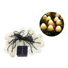 Pilz Solar Lichterkette mit Gartenstab, IP65 Wasserdichte Lichterkette mit 10/20 LEDs, Dekorative Lampe für Außen Garten Hof Terrasse Weg Rasen