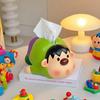 Anime Peripheral Doraemon Cute Chubby Tiger Tissue Box Home Living Room Tissue Box Dining Table Decoration for Friendsgift