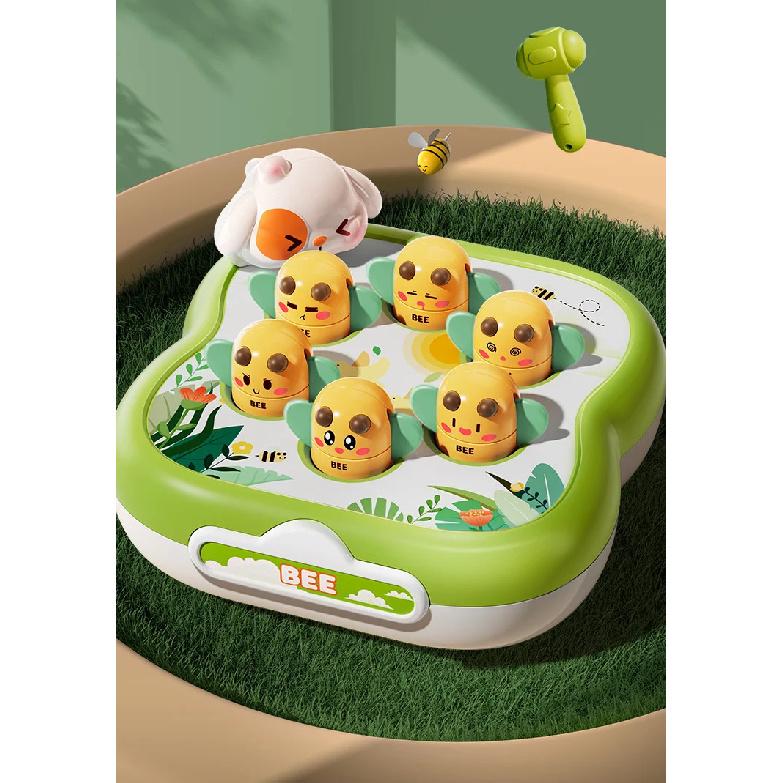 Baby Mole Hammer Whack Toy Kids Cute Animal Hand Percussion Sound Educational Sensory Develop Toys for 3 Year Children Gifts