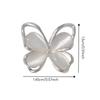 5Pcs New Design Hollow Butterfly Nail Charms Jewelry 14.5X13Mm Butterfly Nail Alloy Rhinestones For Nail 3D Supplies