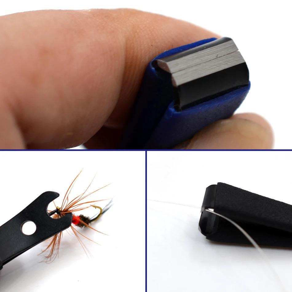 1Pcs Fly Fishing Line Nipper Cutter Clipper with Eye Needle Fishing Tool