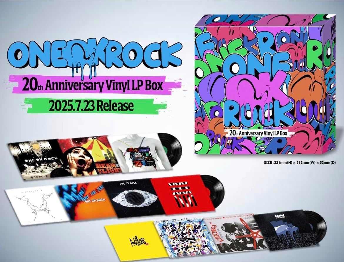 

[First Press Limited Edition] ONE OK ROCK 20th Anniversary Vinyl LP Box (11 Discs) [Analog] ONE OK ROCK Records Analog