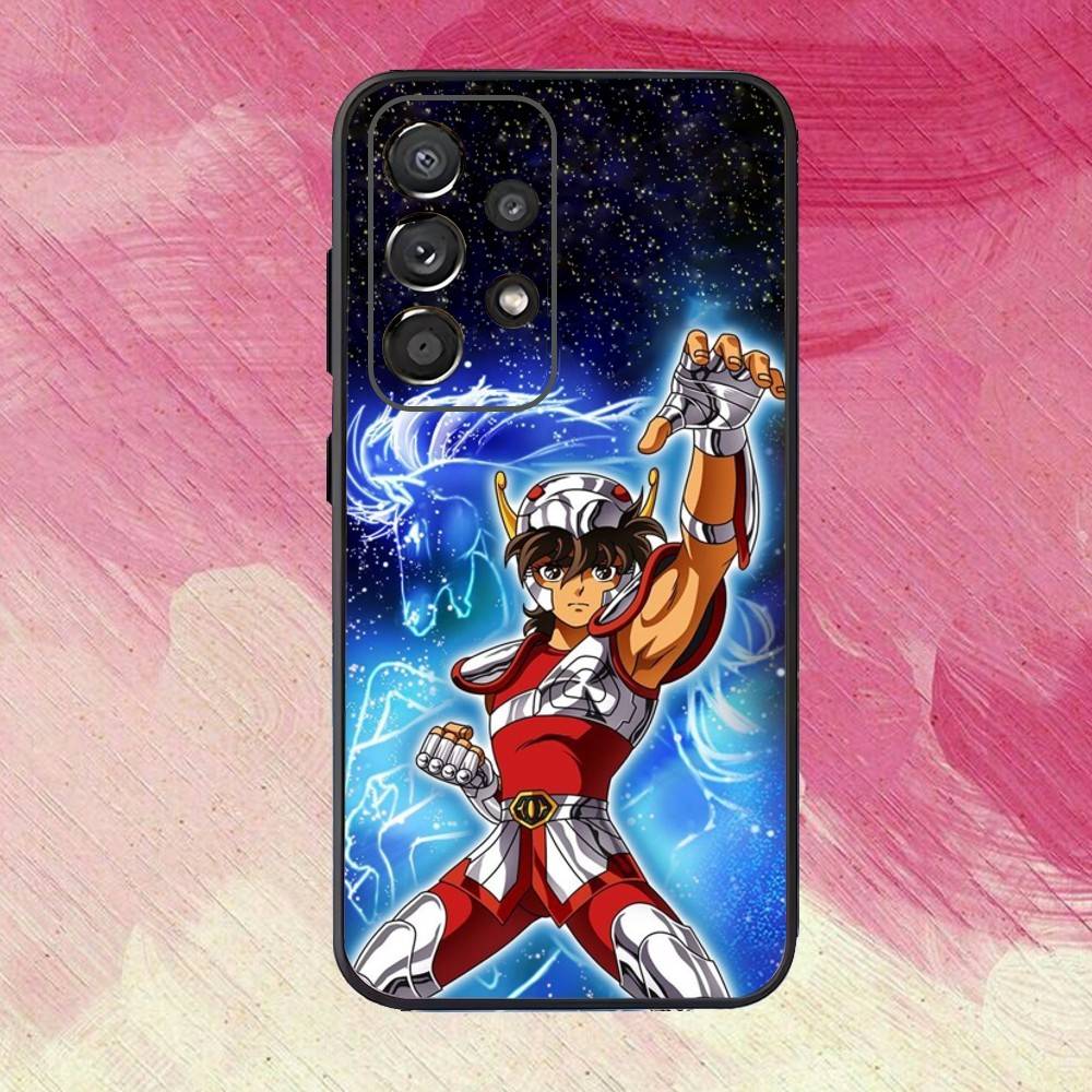 S-Saint Seiya12 Knights Zodiac Phone Case For Samsung S25,S24,S21,S22,S23,S30,Ultra,S20,Plus,Fe,Lite,Note,10,9,5G Black Cover