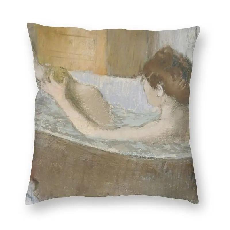 Edgar Degas Ballerina On Pointe Dancer Cushion Cover Impressionism Artist Oil Painting Throw Pillow Case Home Decor Pillowcase